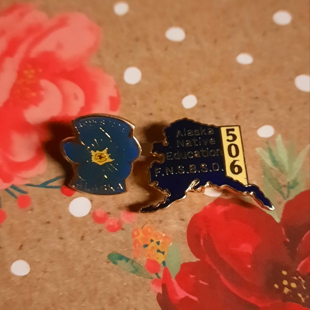 🍀3/15 2 Alaskan Pins